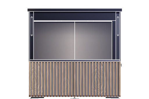 Quiosco Comercial Especial con ventana(2.5 x 2.5 ) (copia)